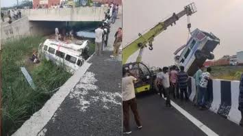 Kota bus accident Delhi-Mumbai Expressway